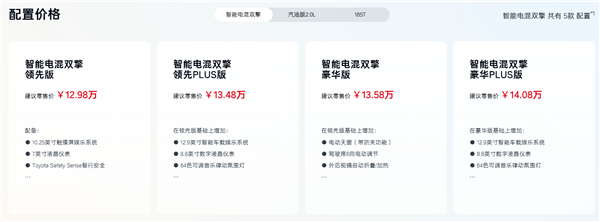12.98万起 广汽丰田雷凌L上市：轴距加长、新增2.0L动力